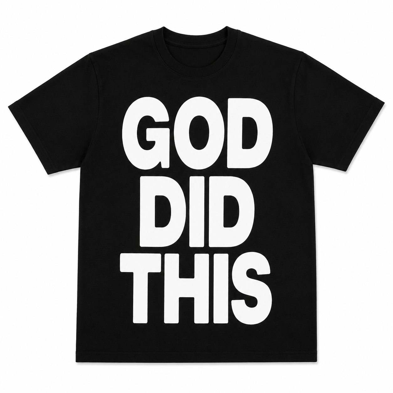God Did It Tee  (Black)