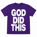 God Did It Tee  (Purple)