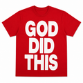 God Did It Tee  (Red)