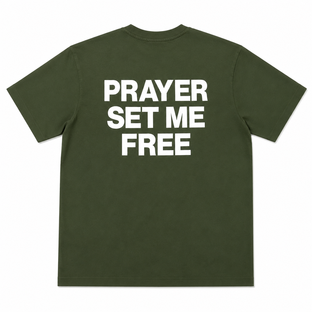 Prayer Works Tee  (Forest Green)