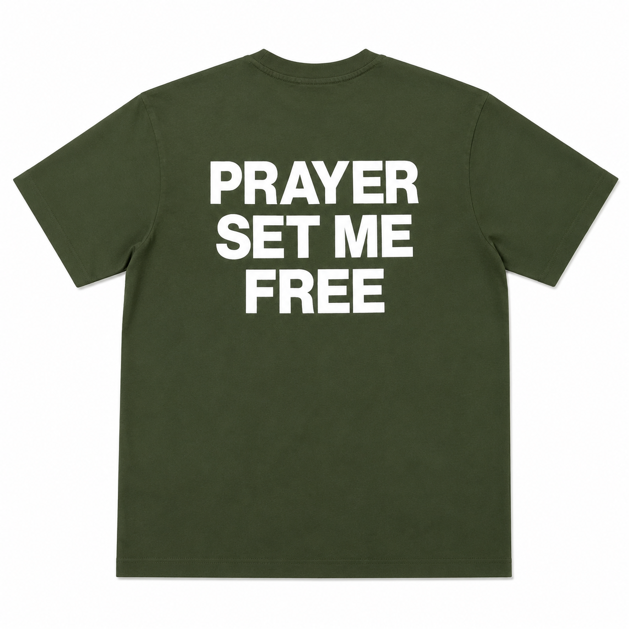 Prayer Works Tee  (Forest Green)